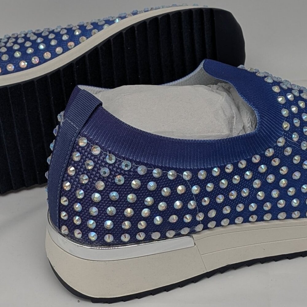 Reaction Kenneth Cole Blue Rhinestone Sneakers - Picture 4 of 4